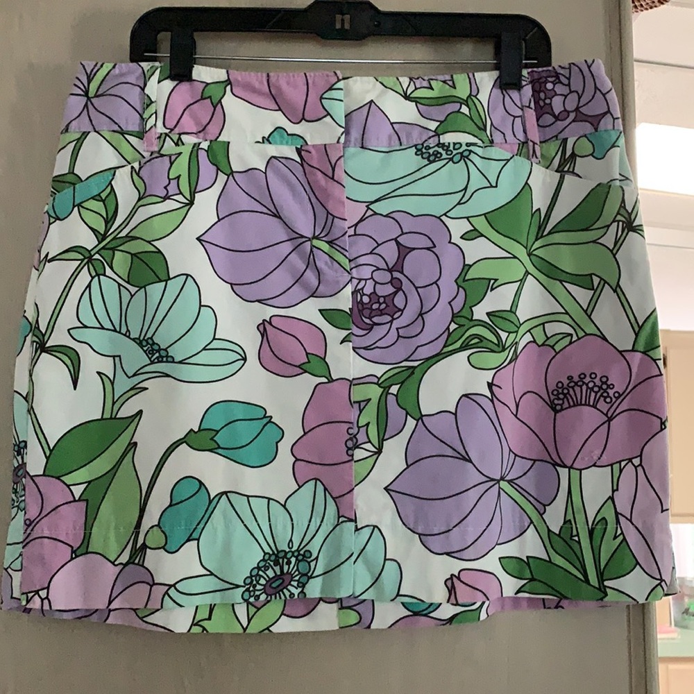 Sz14P set of Skirt & hat - Purple, Green, White LOFT
